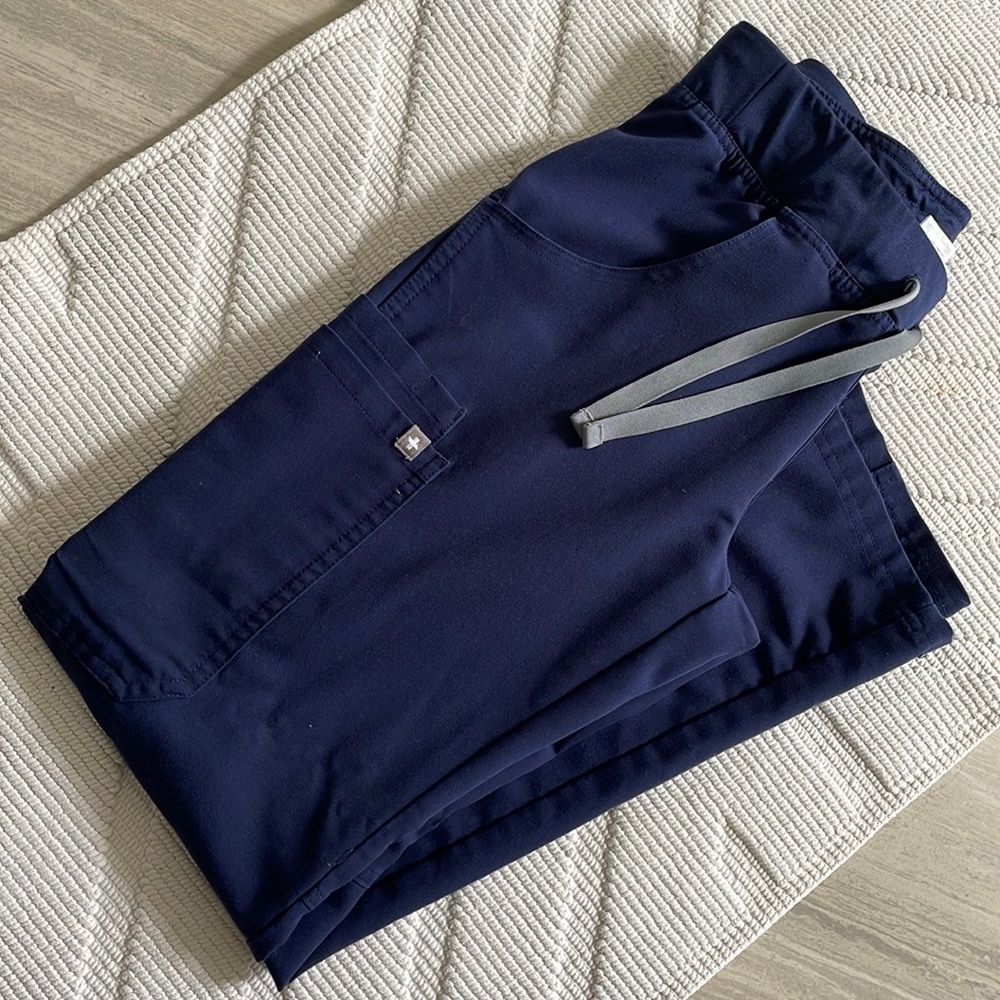 Navy Figs scrub pants
